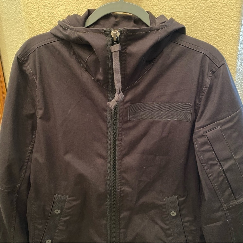 G-STAR Men Black Full Zipped Streetwear Hoodie Jacket Size Medium - Picture 2 of 11